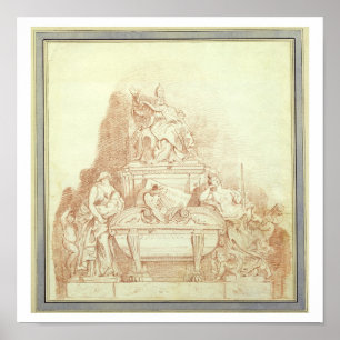 The Tomb of Pope Urban VIII (1568-1644) by Gianlor Poster