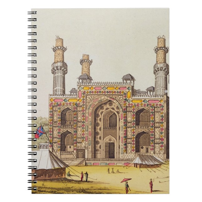 The Tomb of the Mughal emperor Akbar, from 'Le Cos Notebook (Front)