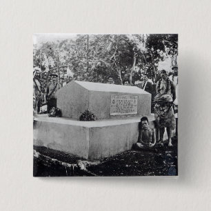 The Tomb of Tusitala 2 Inch Square Button