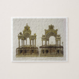 The Tombs of Queen Elizabeth I and Mary Queen of S Jigsaw Puzzle