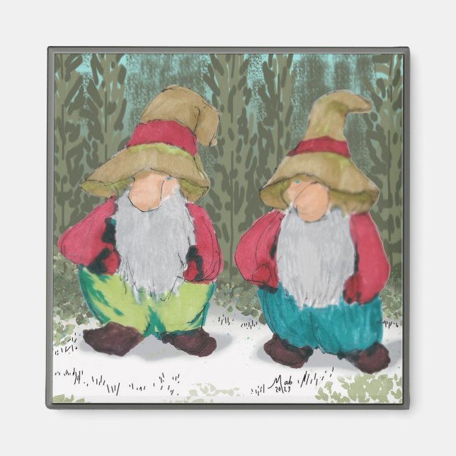 "The Tomten" Christmas  Magnet (Front)