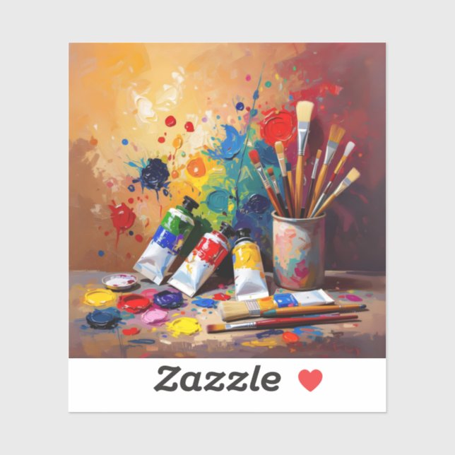 The Tools Of Imagination – Creative Workspace Art  (Sheet)