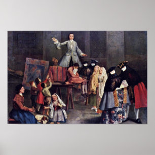 The Tooth-Puller By Longhi Pietro (Best Quality) Poster