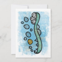 The Toothbrush Your Dentist Gave You Greeting Card