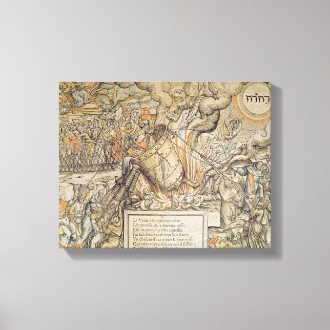 The Toppling Melting Pot Canvas Print (Front)