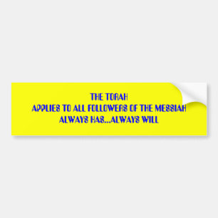THE TORAH BUMPER STICKER