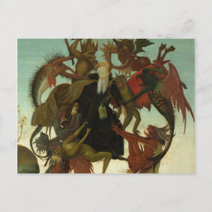 The Torment of Saint Anthony, 1487 by Michelangelo Postcard