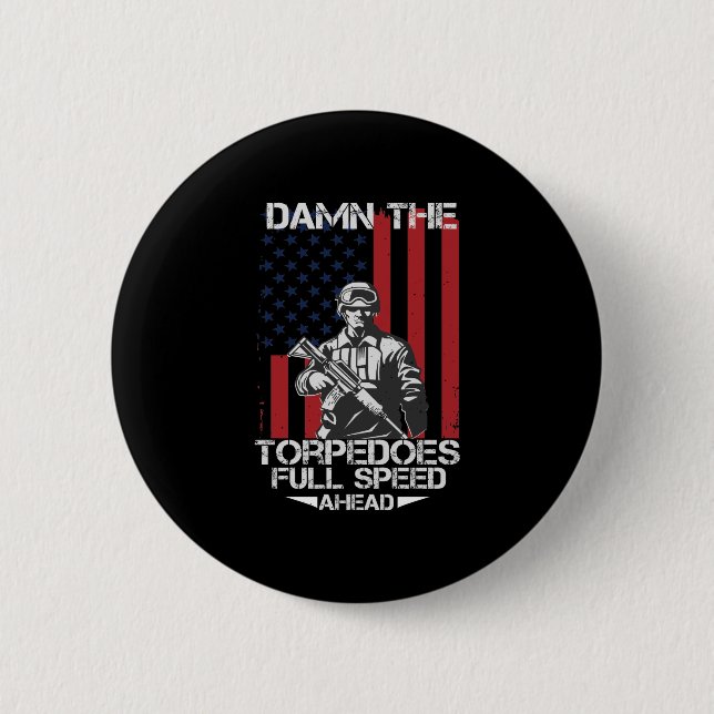 The Torpedoes Full Speed Ahead 2 Inch Round Button (Front)