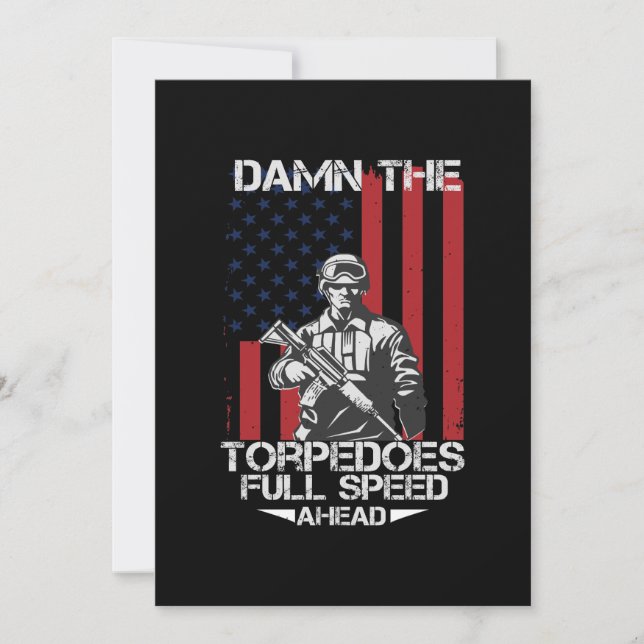 The Torpedoes Full Speed Ahead Save The Date (Front)