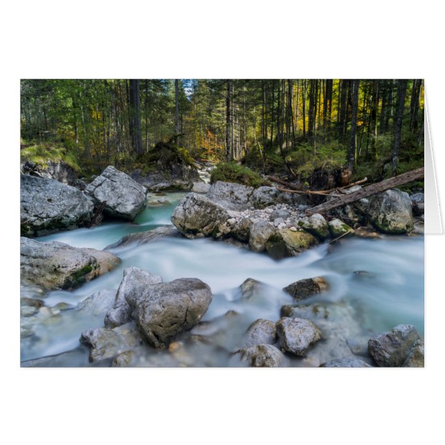 The torrent Ramsauer Ache (Front Horizontal)