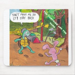 The Tortoise and the Hare Mouse Pad