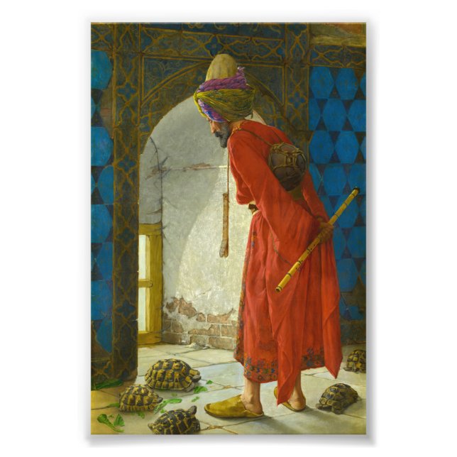 The Tortoise Trainer, 1906 by Osman Hamdi Bey Photo Print (Front)