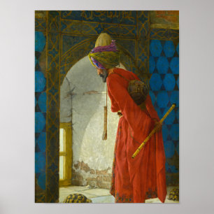 The Tortoise Trainer, 1906 by Osman Hamdi Bey Poster