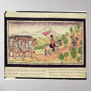 The Totonac Indians Helping the Conquistadors Poster