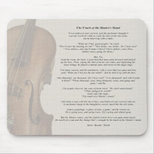 The Touch of the Master's Hand Mouse Pad