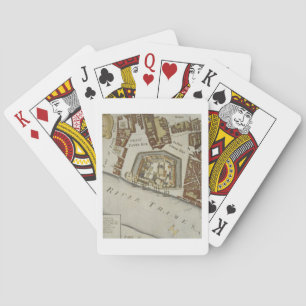 The Tower and St. Catherine's, detail of the Tower Playing Cards