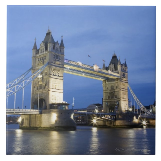 The Tower Bridge at Dusk Tile (Front)