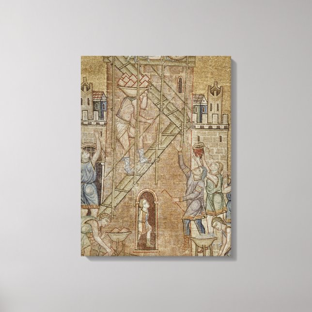 The Tower of Babel, from the Atrium Canvas Print (Front)