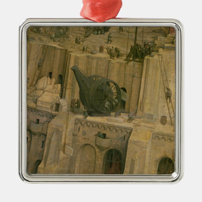 The Tower of Babel Metal Ornament (Front)