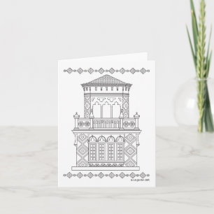 The Tower of Ca'd'Zan - Blank Card