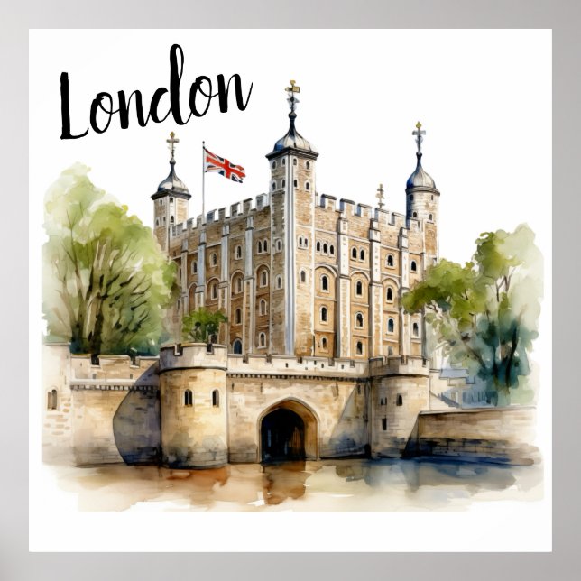 The Tower of London: Guardian of British History Poster (Front)