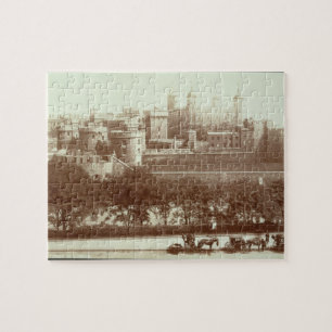 The Tower of London (sepia photo) Jigsaw Puzzle