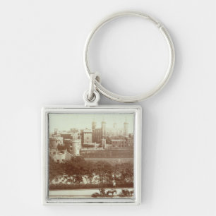 The Tower of London (sepia photo) Keychain