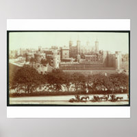 The Tower of London (sepia photo)