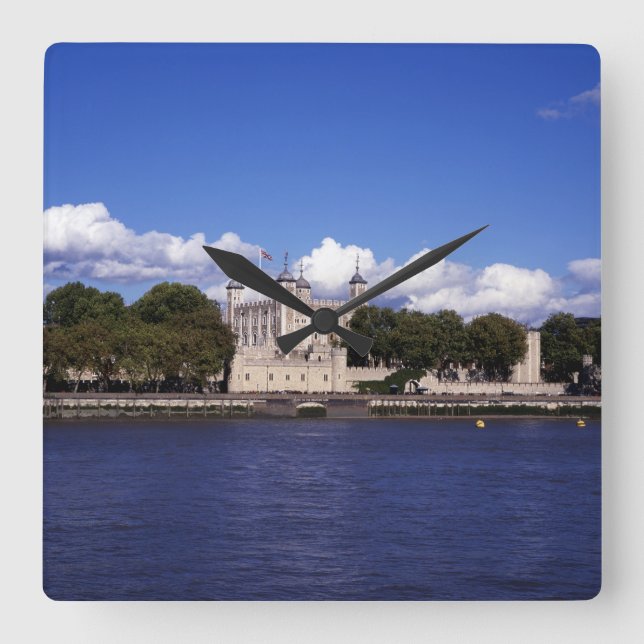 The Tower of London Square Wall Clock (Front)
