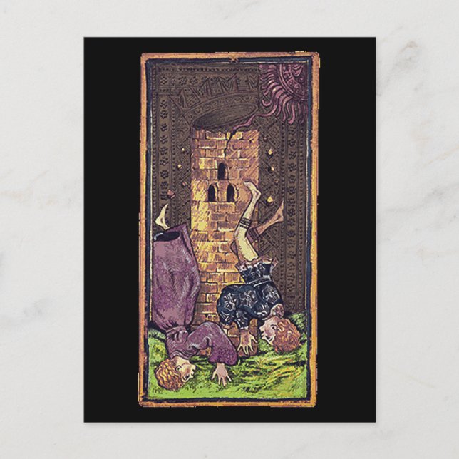 The Tower Tarot Card (Front)