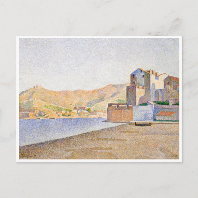 The Town Beach, Collioure, Opus 165 (1887) Postcard (Front)