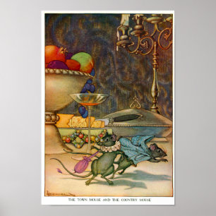 The Town Mouse and The Country Mouse Poster