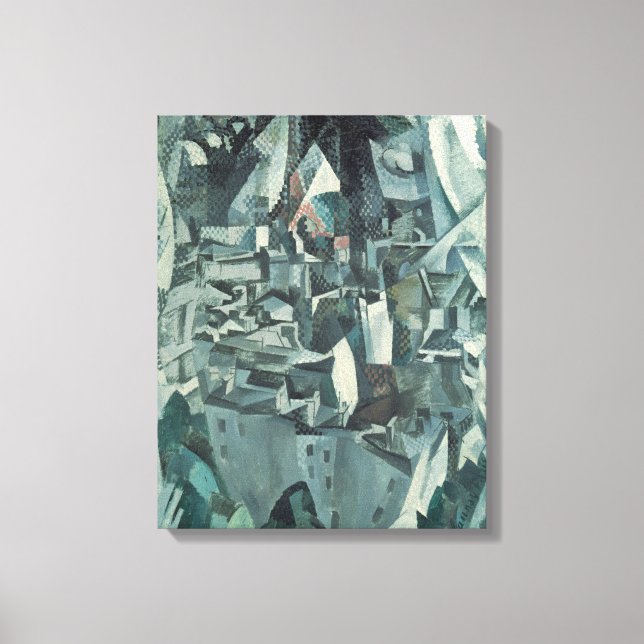 The Town No.2, 1910 Canvas Print (Front)