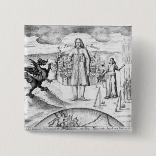 The Town of Mansoul 2 Inch Square Button