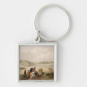 The Town of Roree, and the Fortress of Bhukker, on Keychain