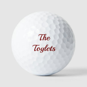 The Toylets Golf Balls