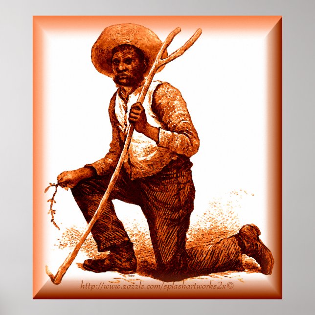 "The Tracker~Australian Aborigine" Poster (Front)