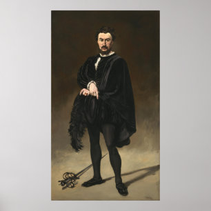 The Tragic Actor - Edouard Manet Fine Art Poster
