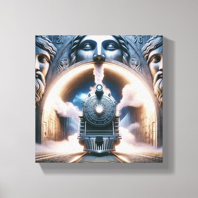 "The Train" Canvas Print (Front)