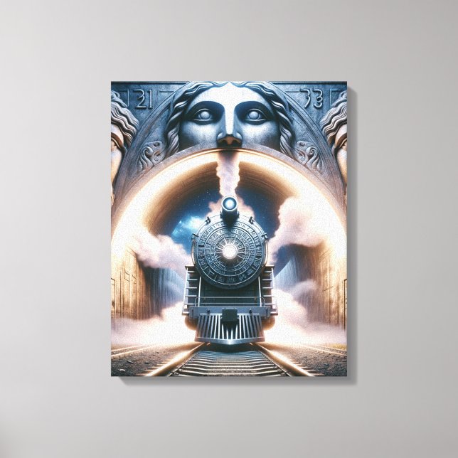 "The Train" Canvas Print (Front)
