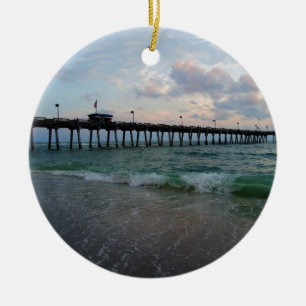 The Trajectory of Choice Ceramic Ornament