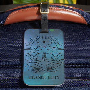 The Tranquil Frog Luggage Tag