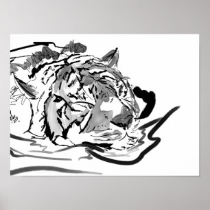 The Tranquil Tiger Poster