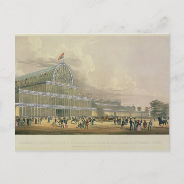 The Transept of the Crystal Palace, from the Princ Postcard (Front)