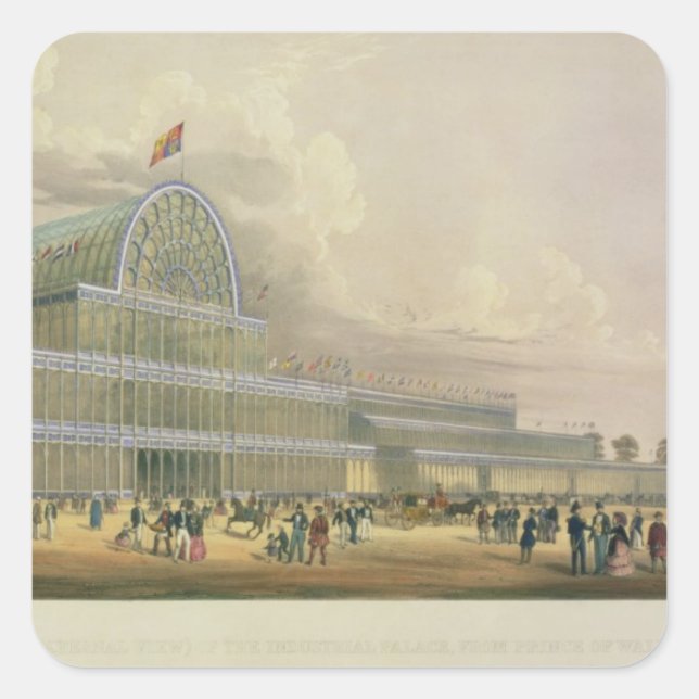 The Transept of the Crystal Palace, from the Princ Square Sticker (Front)