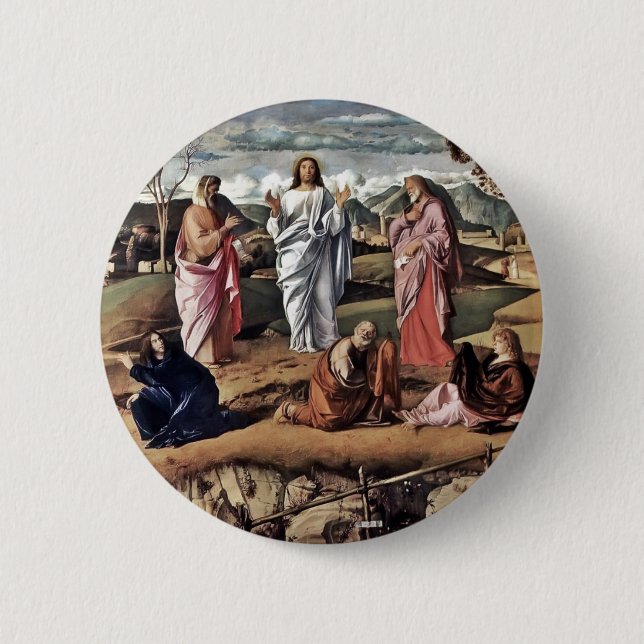 The Transfiguration 2 Inch Round Button (Front)
