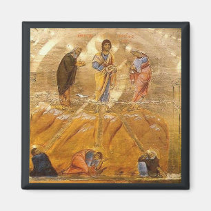 The Transfiguration Medieval Religious Fine Art Magnet