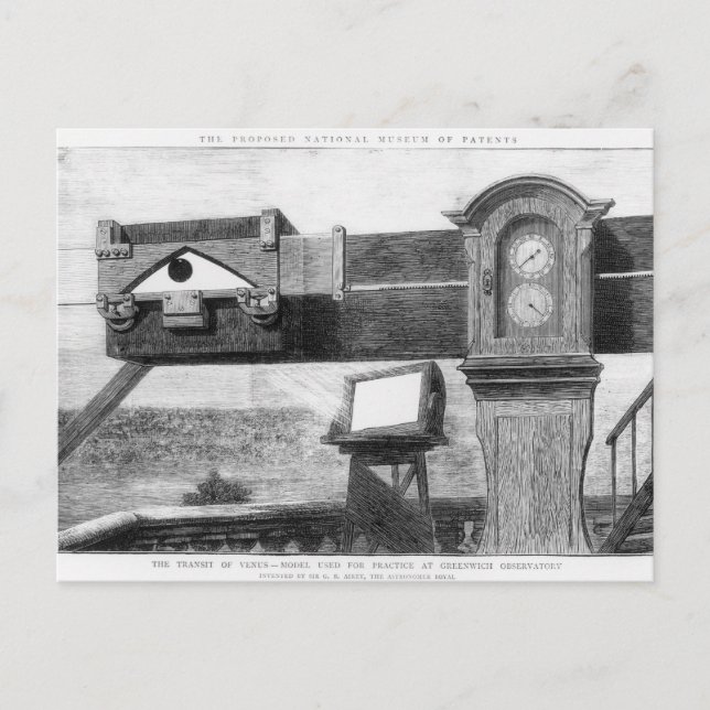 The Transit of Venus Postcard (Front)
