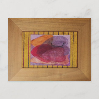 The Transparency of Entwined Hearts Postcard