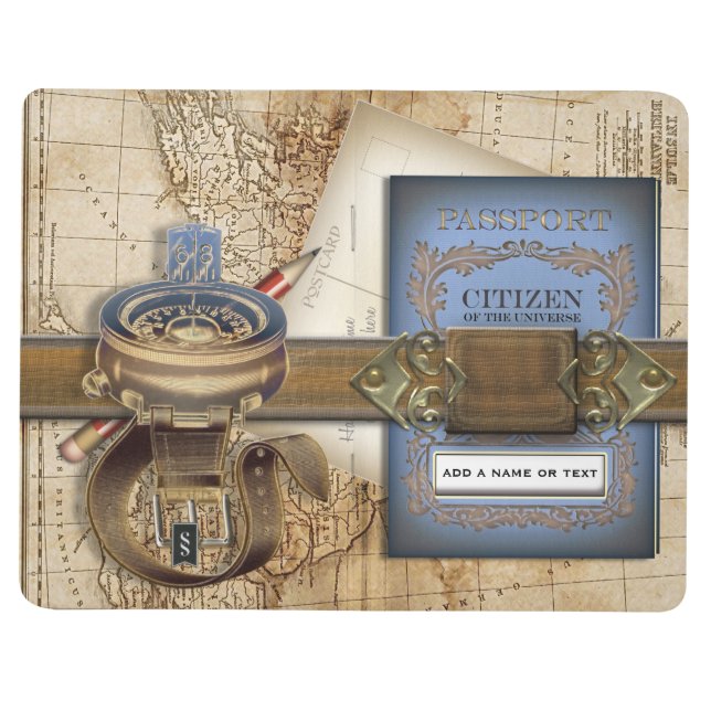 The Traveller Funny Personalized Passport Journal (Outside)